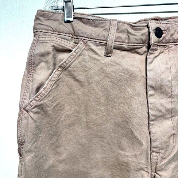 American Eagle Carpenter Pant Light Pink Jeans Painter Mens sz 33x30 Women sz 16 - Picture 2 of 16